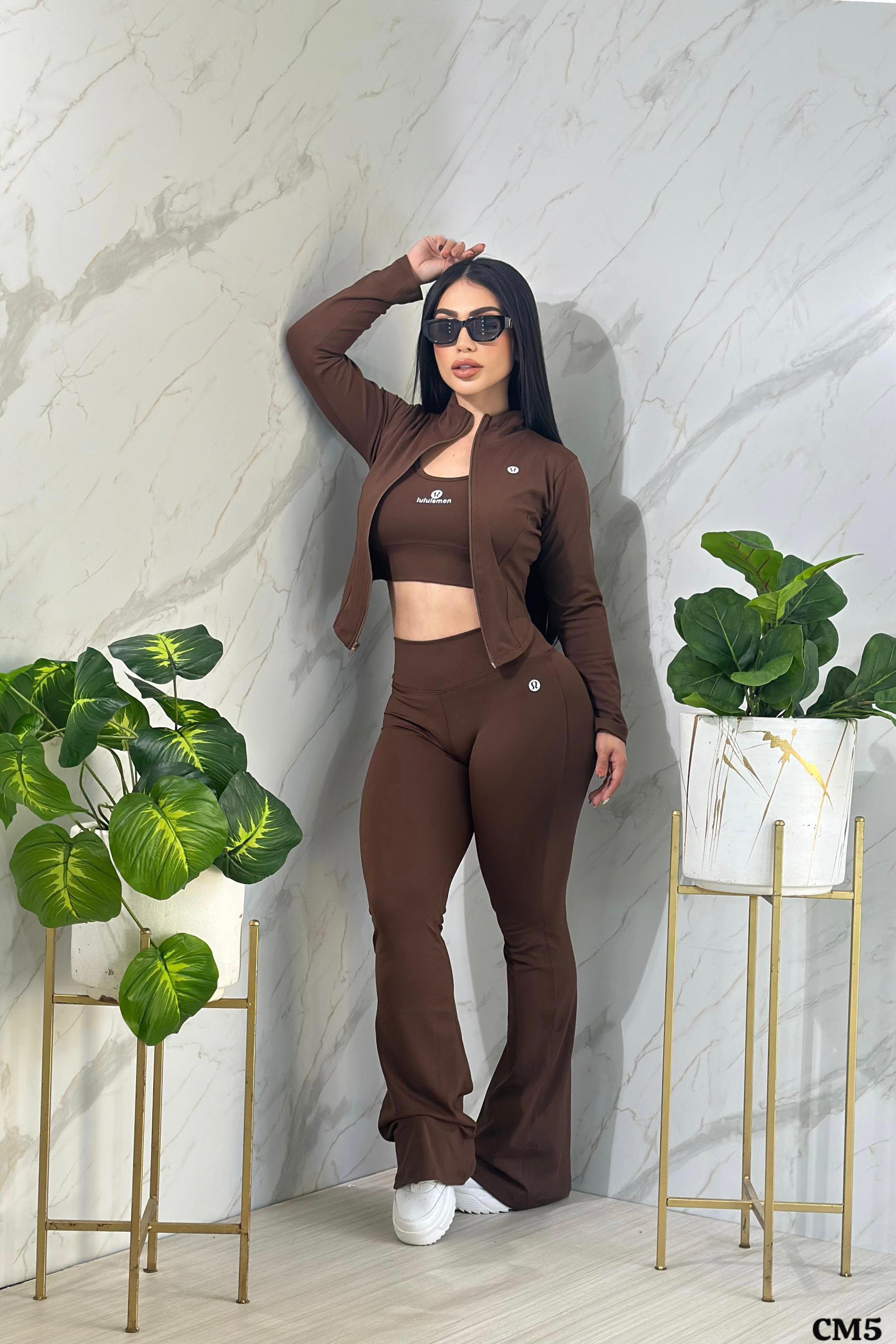 Conjunto Deportivo de Mujer 3 Piezas – Talla Única