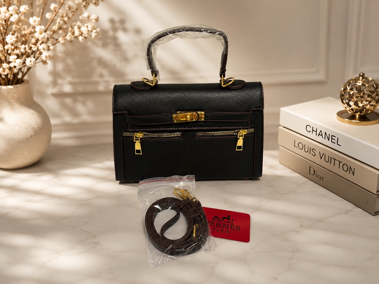 Cartera de Mujer de Mano con Asa Larga