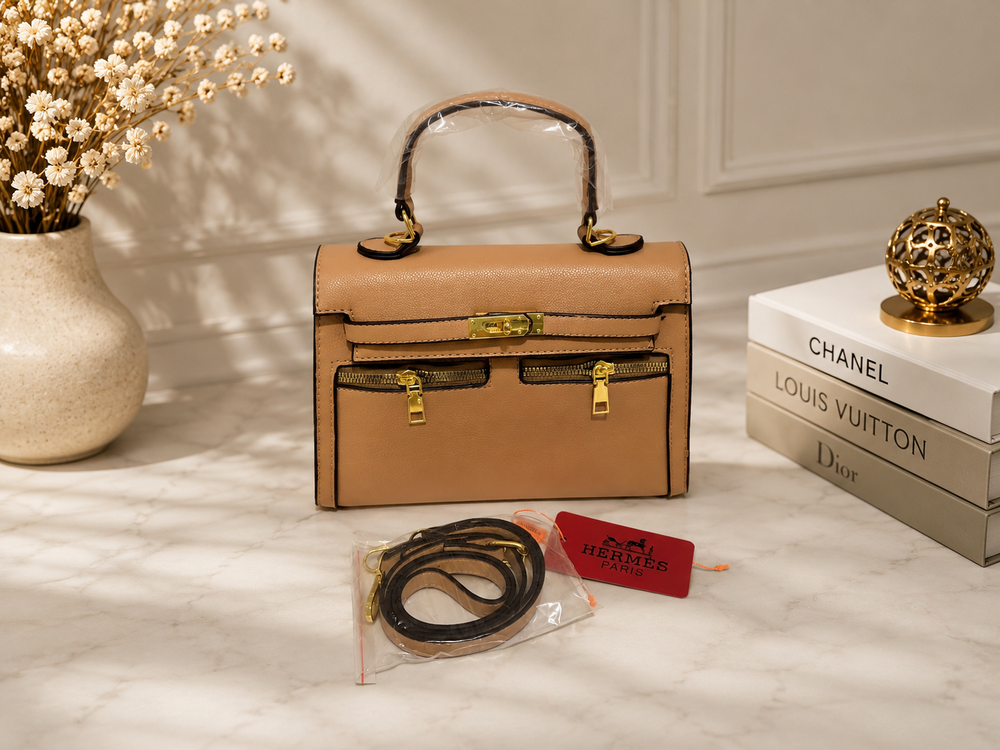 Cartera de Mujer de Mano con Asa Larga
